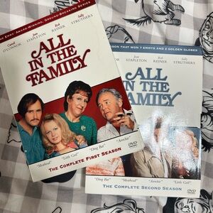 All in the Family seasons 1 & 2 DVDs Rob Reiner Carol O’Connor Sally struthers